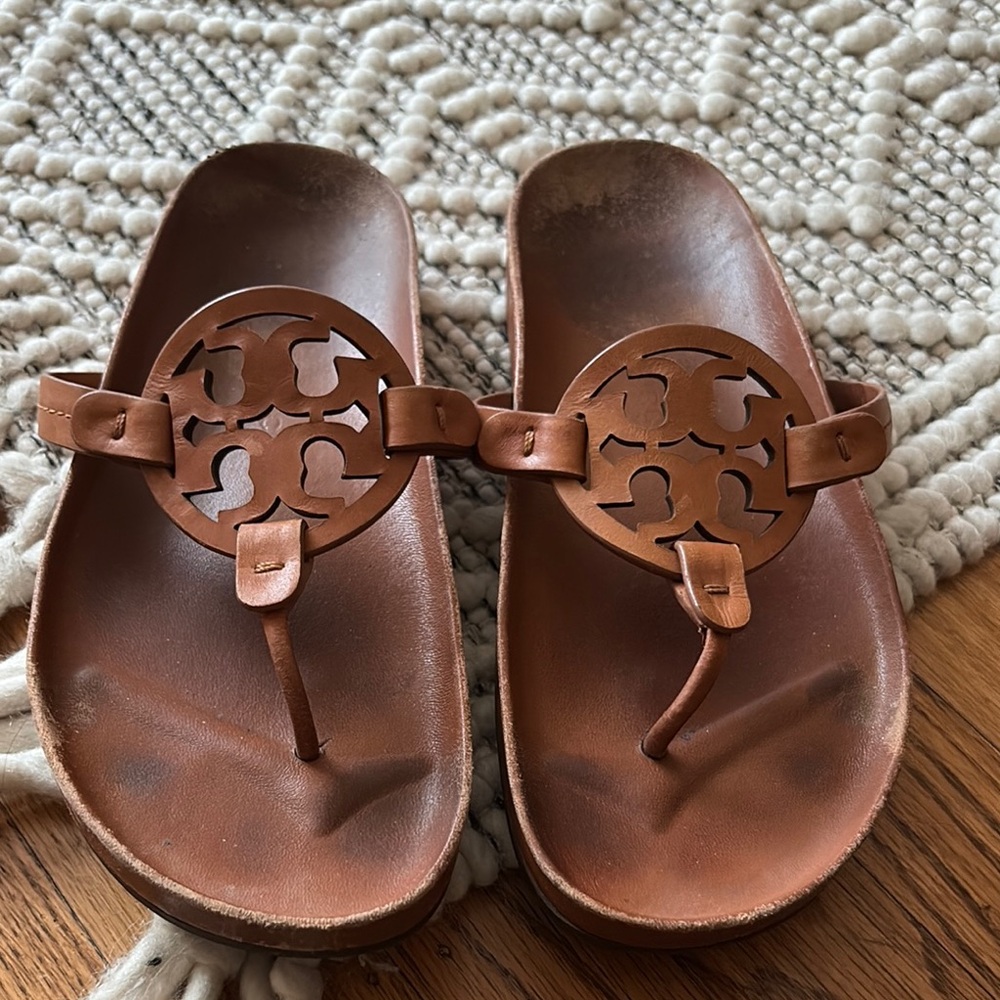 Tory Burch miller Leather Slide Sandals